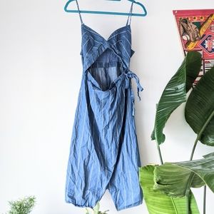 Forever 21 Cutout Faux Wrap Dress